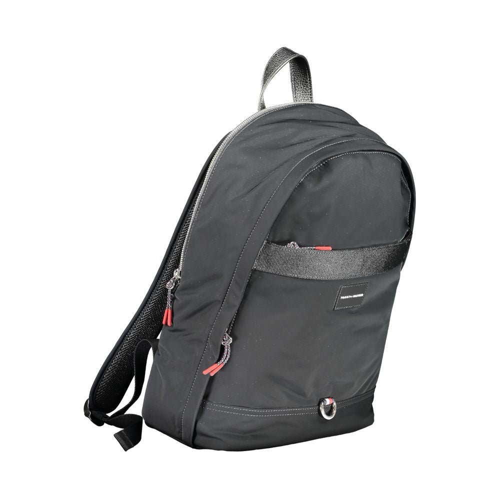 Black Polyester Backpack