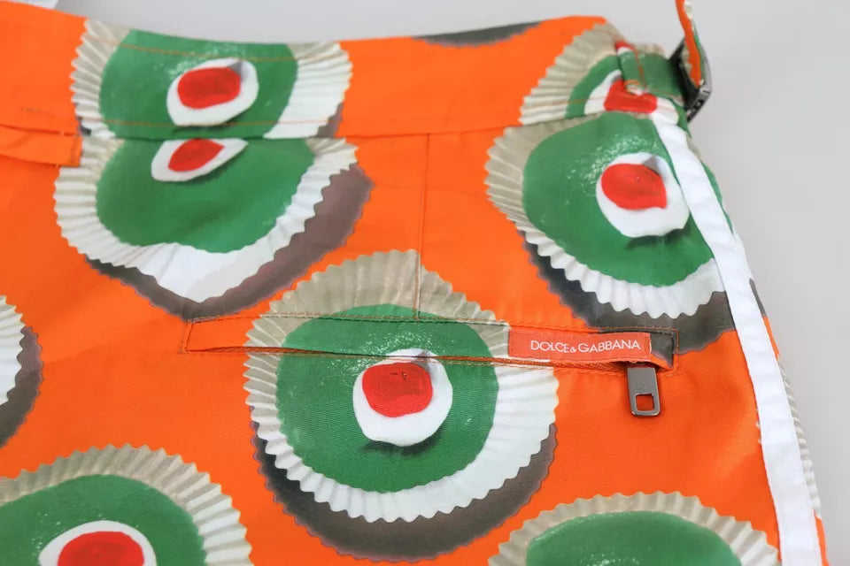 Orange Cupcake Strandmode Shorts Bademode