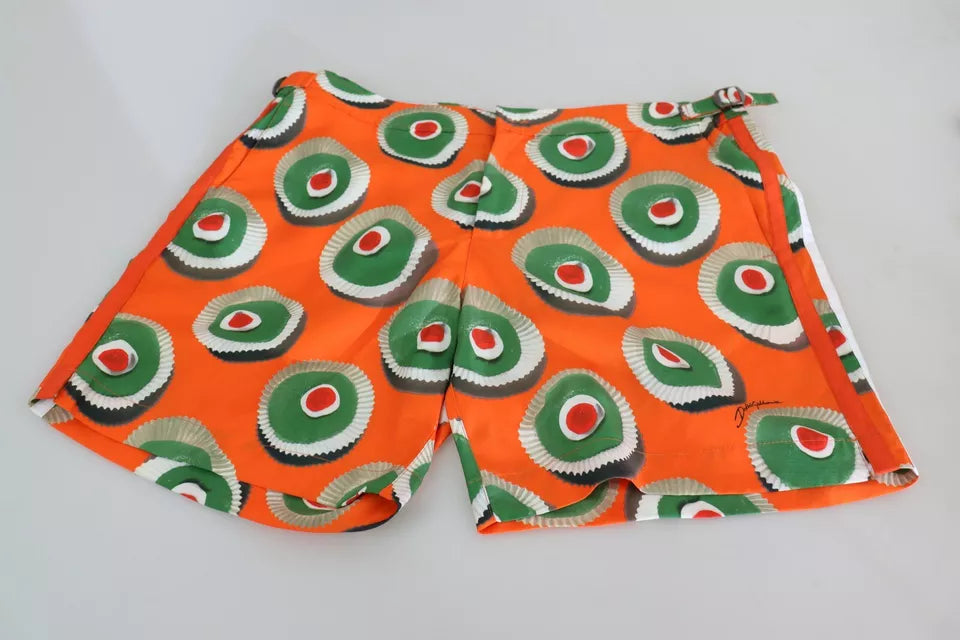 Orange Cupcake Strandmode Shorts Bademode