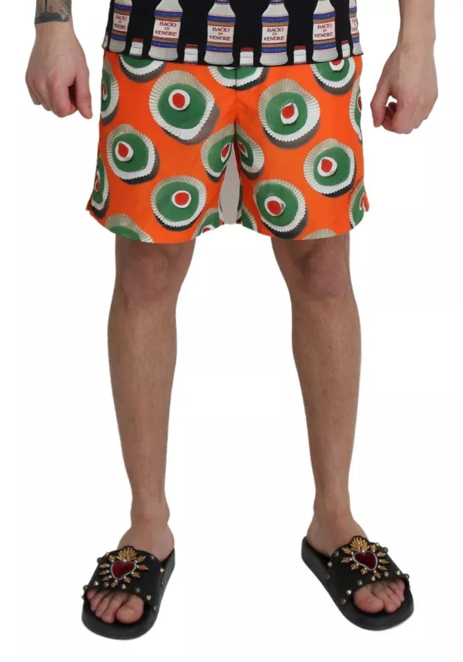 Orange Cupcake Strandmode Shorts Bademode