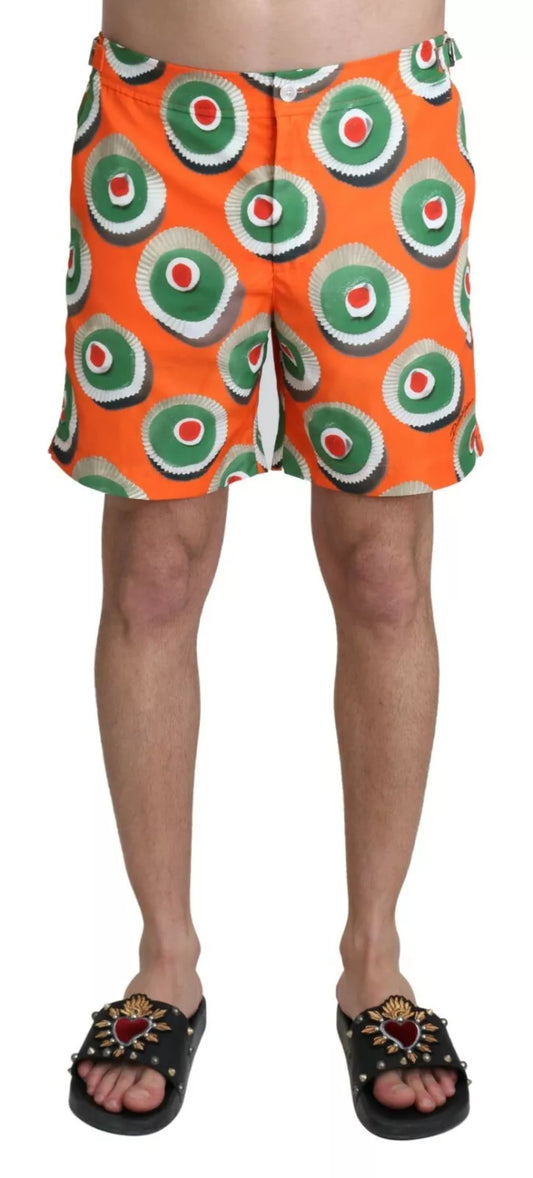 Orange Cupcake Strandmode Shorts Bademode