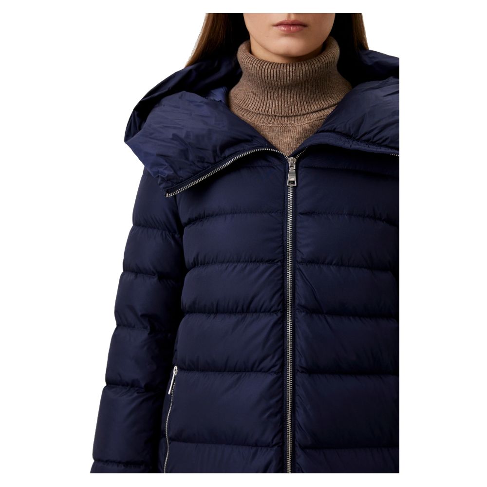 Blue Nylon Women Jacket