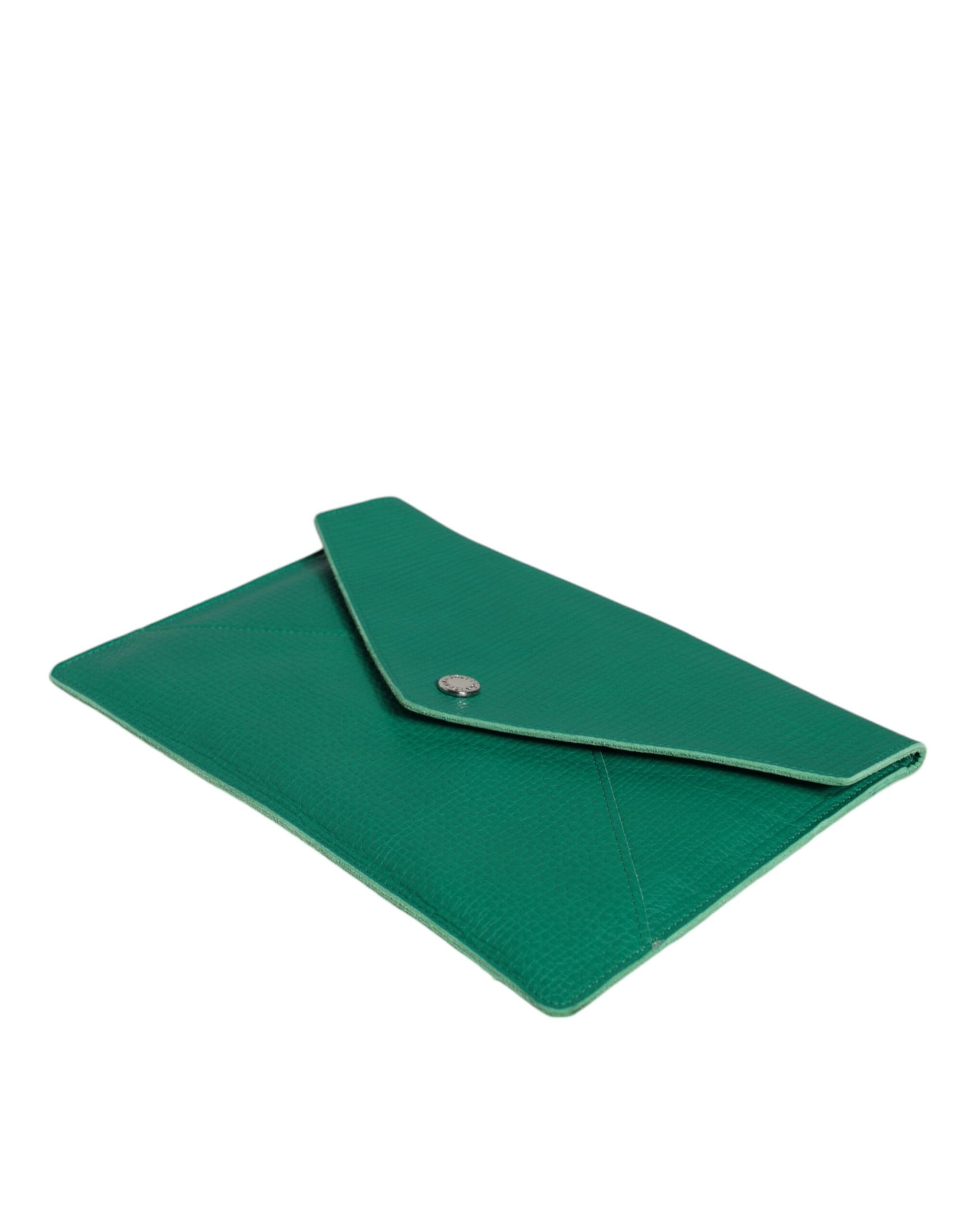 Grüne Lederhandtasche Clutch Mini Geldbörse Beutel Tablettasche