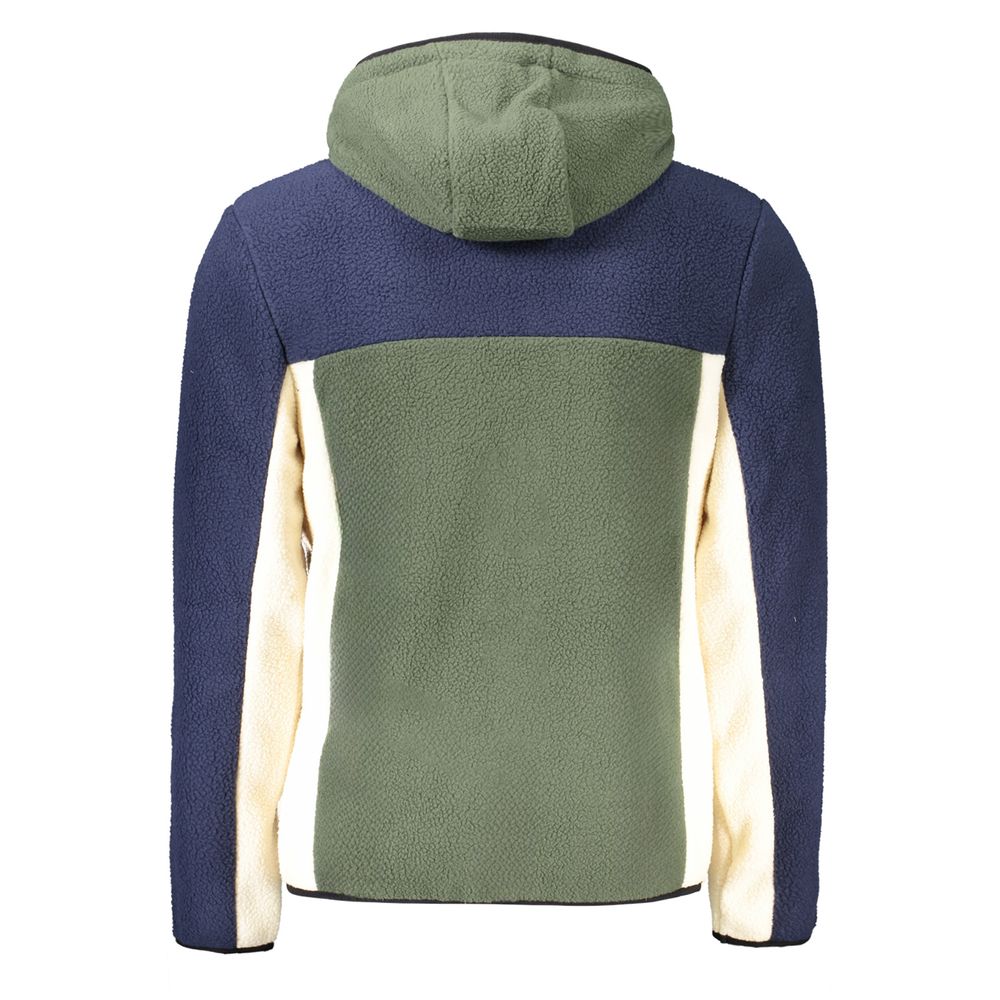 Green Polyester Men Jacket