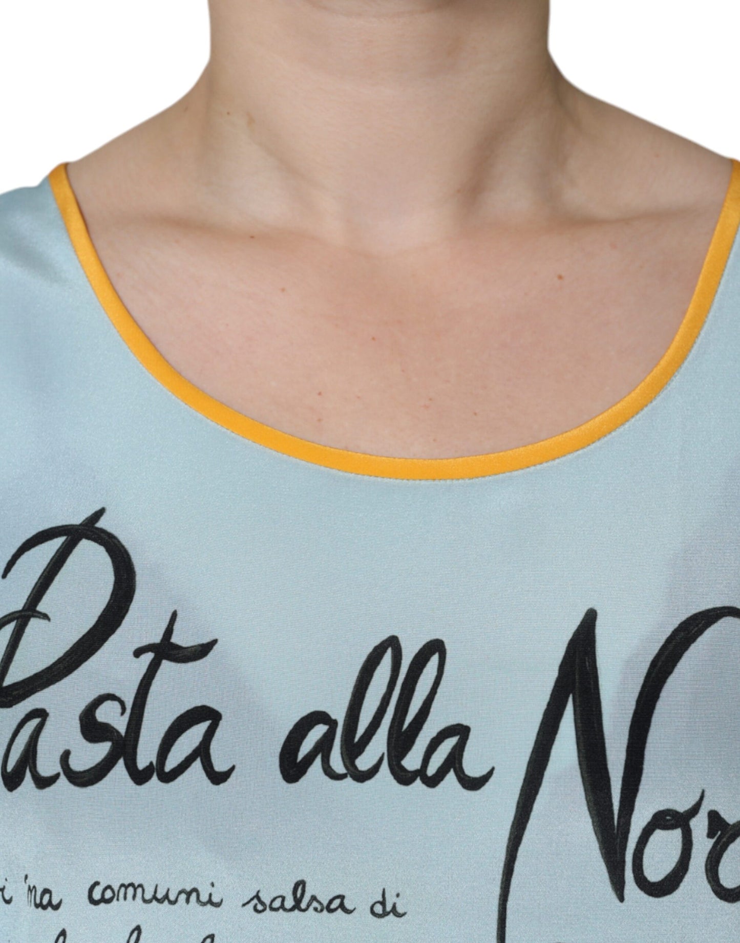 Multicolor Pasta Alla Norma Print Tank Top