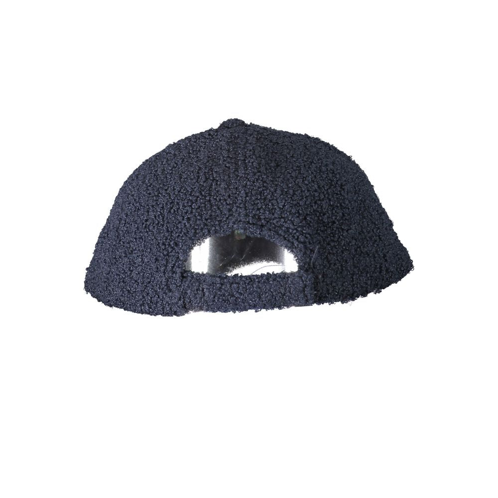 Blue Polyester Men Cap