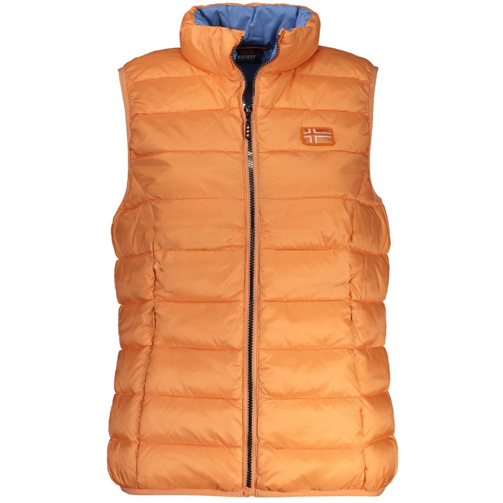 Orange Polyamide Women Jacket