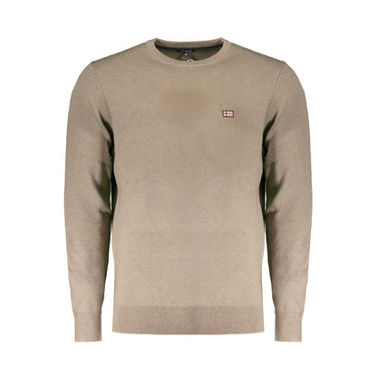 Brown Wool Men Sweater