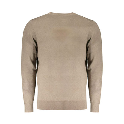 Brown Wool Men Sweater