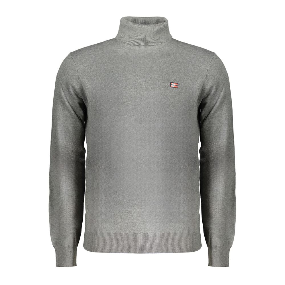 Gray Wool Men Sweater