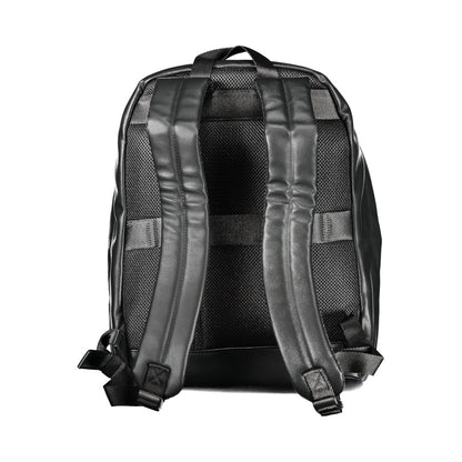 Black Polyester Backpack