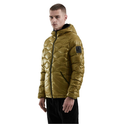 Gelbe Nylonjacke für Herren