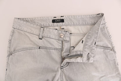 Anspruchsvolle, graue Super Slim Jeans