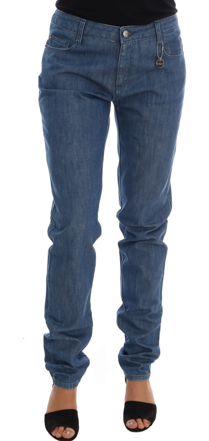 Elegante Boy Fit Jeans in Blue Wash