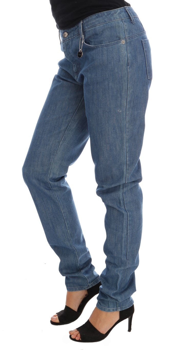 Elegante Boy Fit Jeans in Blue Wash