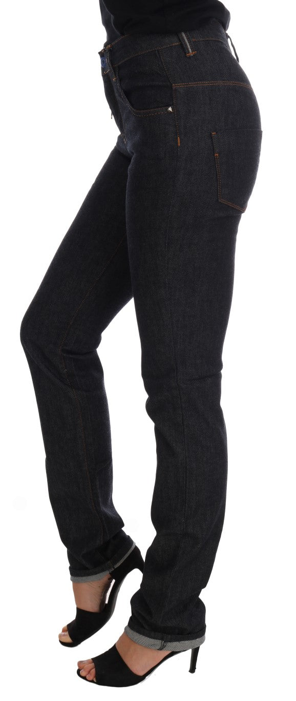 Schicke, dunkelblaue Super Slim Jeans