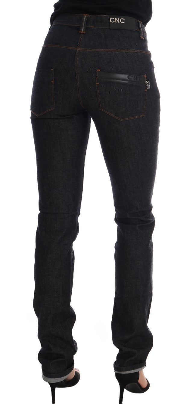 Schicke, dunkelblaue Super Slim Jeans