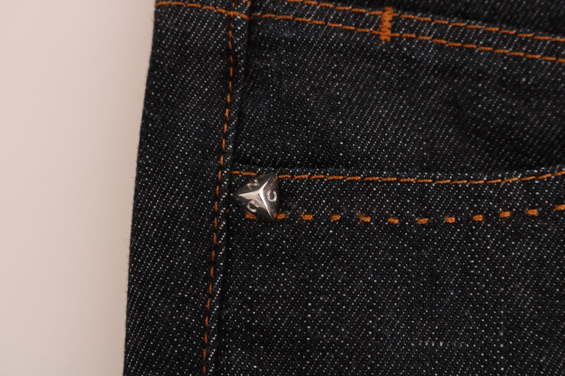 Schicke, dunkelblaue Super Slim Jeans