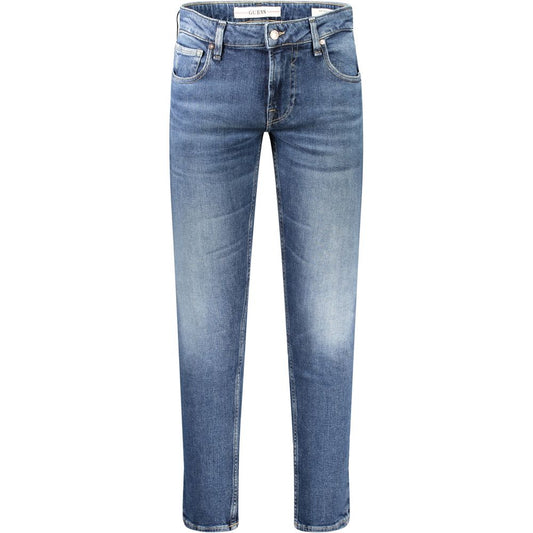 Blue Cotton Jeans & Pant