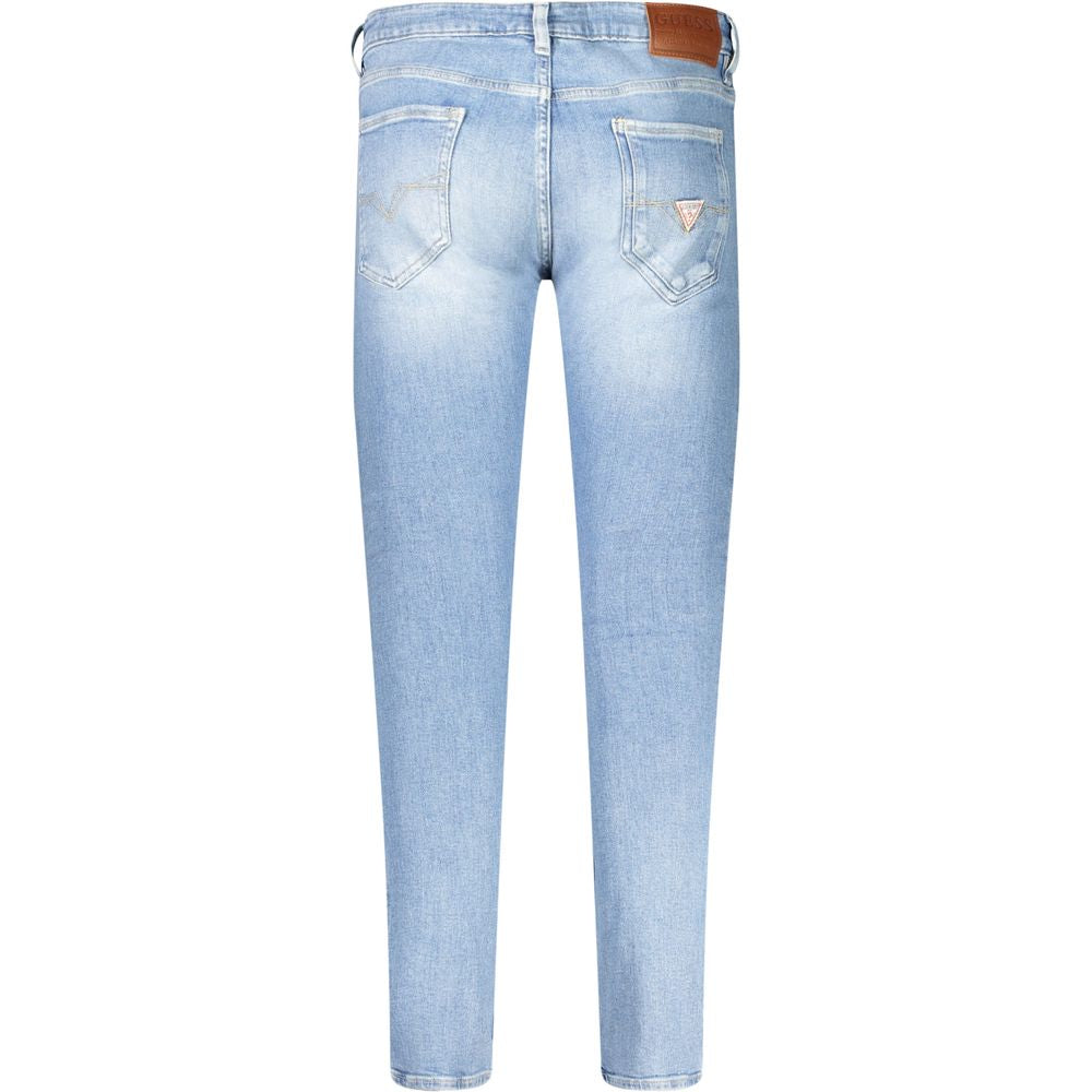 Light Blue Cotton Jeans & Pant