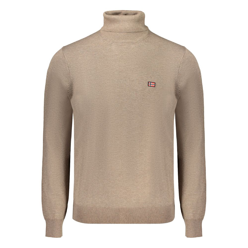 Brown Polyester Sweater