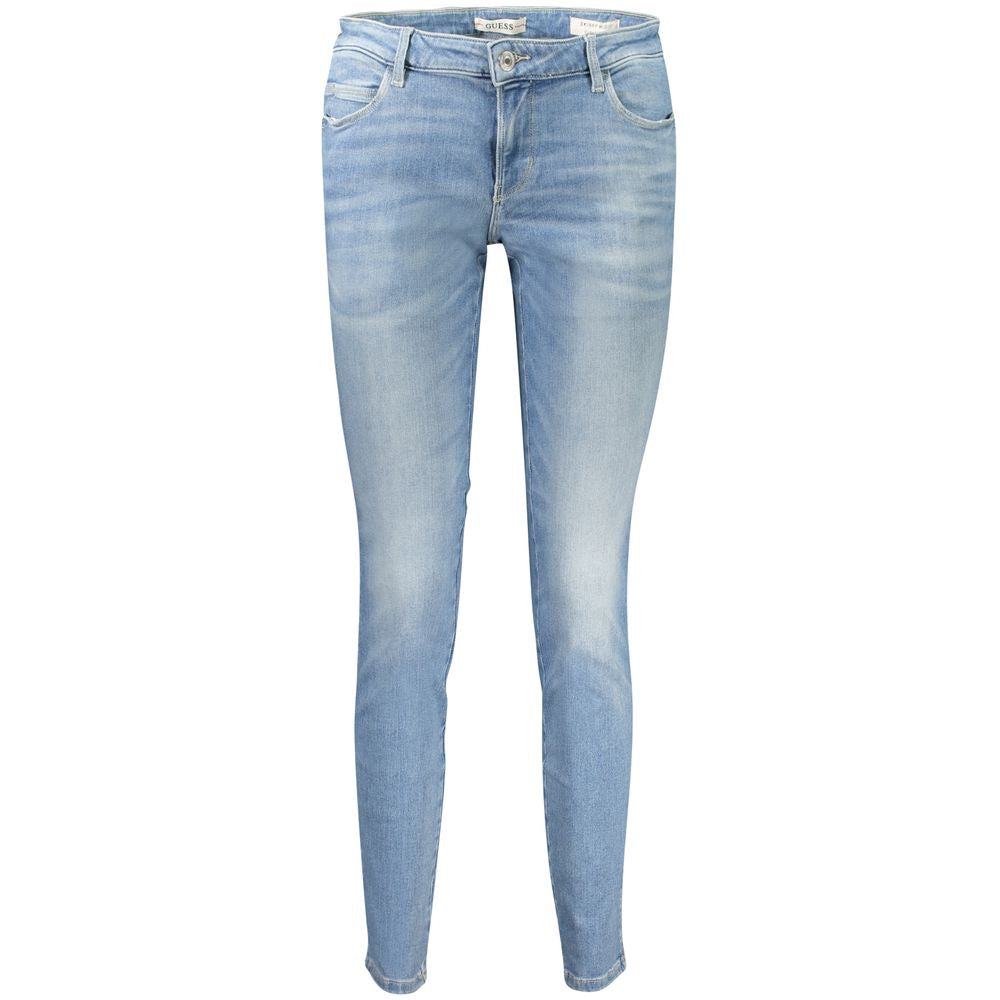 Light Blue Cotton Jeans & Pant