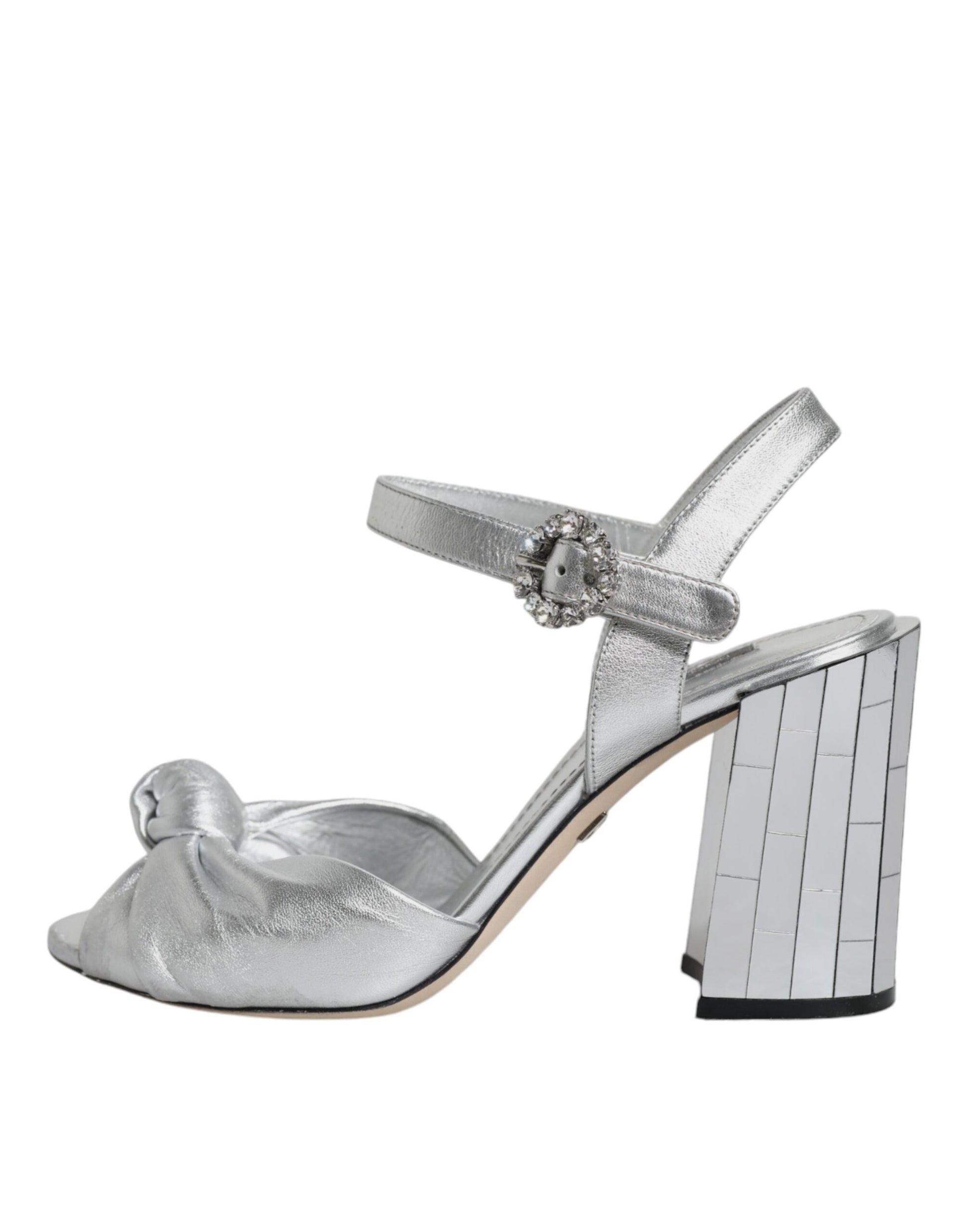 Silber Spiegel Heels KEIRA Sandalen Schuhe