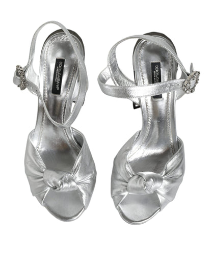 Silber Spiegel Heels KEIRA Sandalen Schuhe