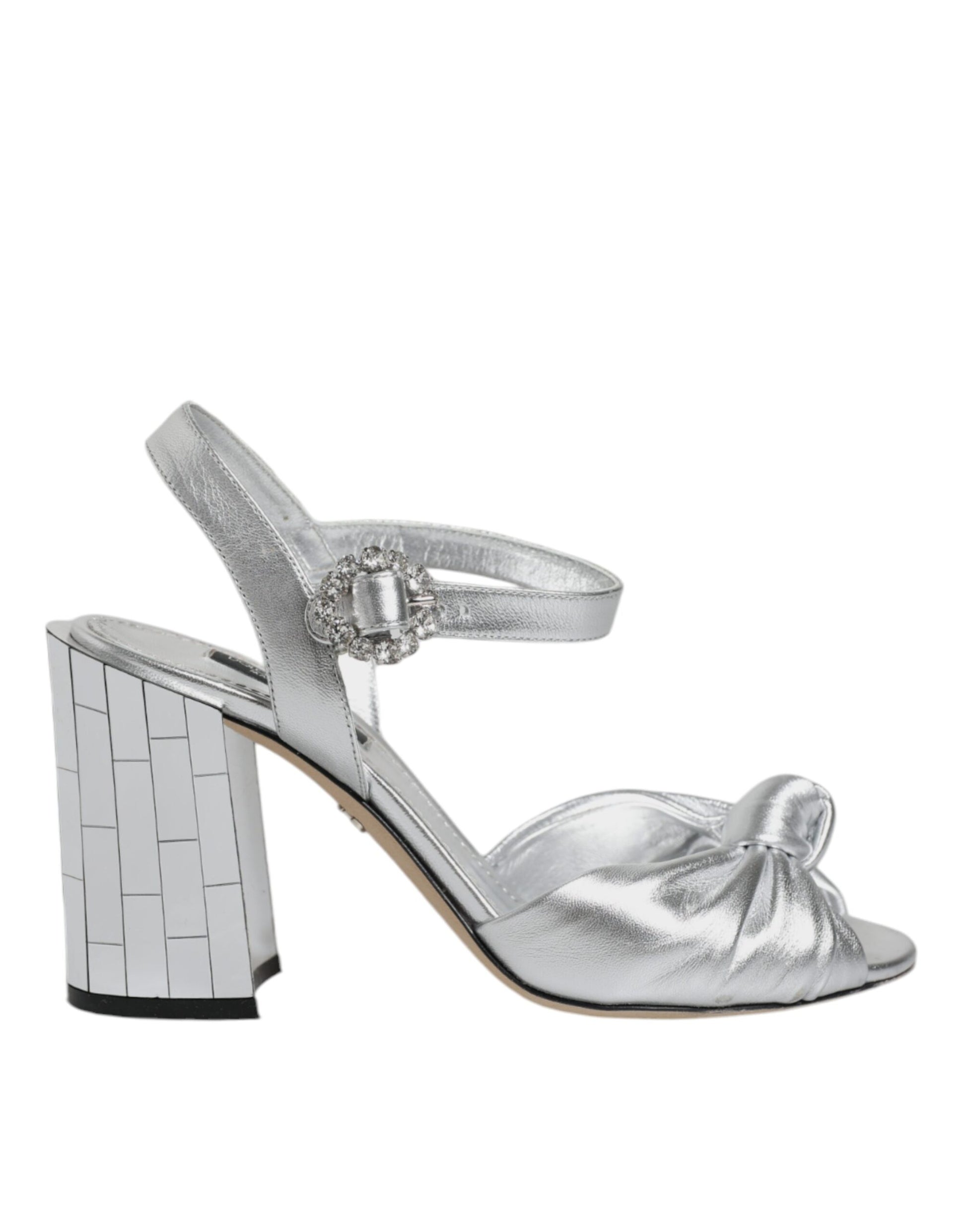 Silber Spiegel Heels KEIRA Sandalen Schuhe