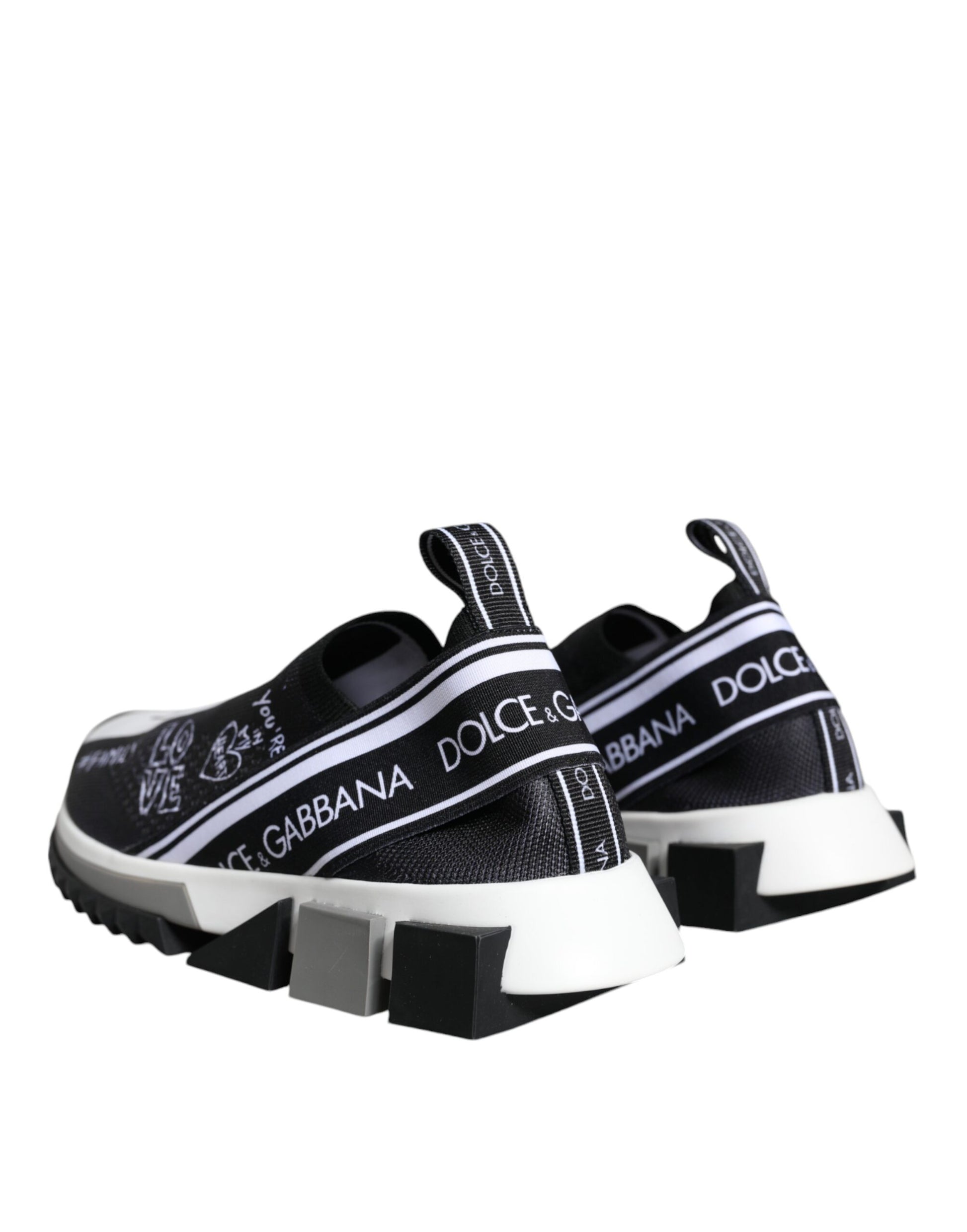 Black White Sorrento Low Top Sneakers Shoes