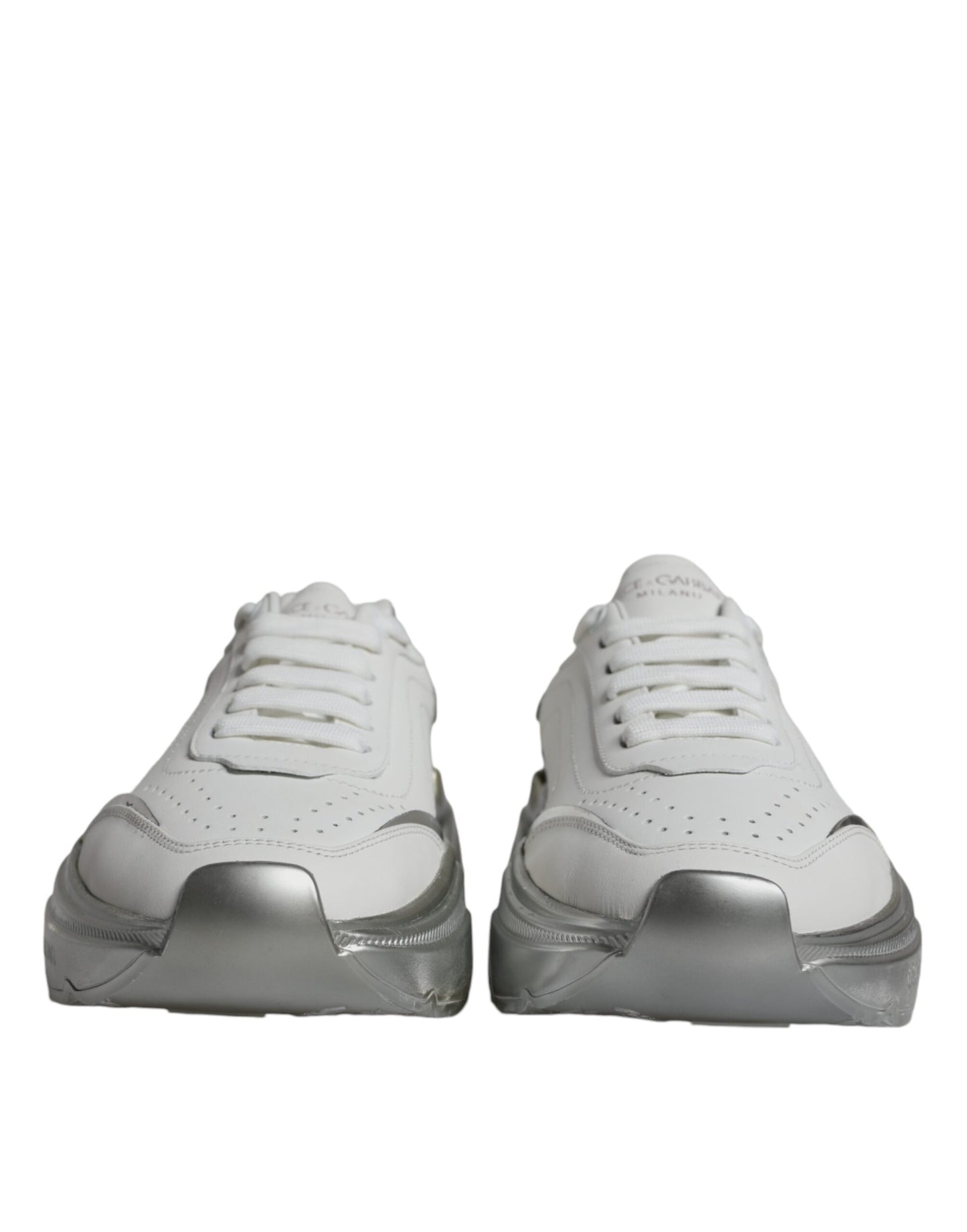 Silver White Daymaster Low Top Sneakers Shoes