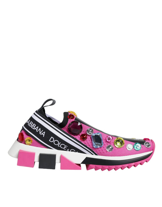 Rosa Sorrento Kristalle Low Top Sneakers Schuhe