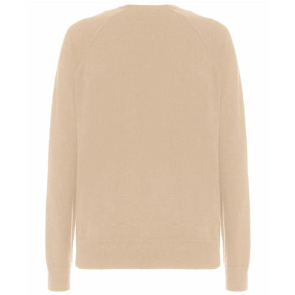 Beige Wool Men Turtleneck Sweater