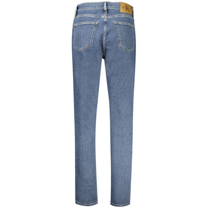 Blue Cotton Women Jeans