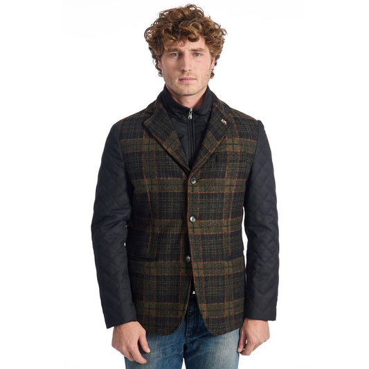 Braune Wolljacke für Herren