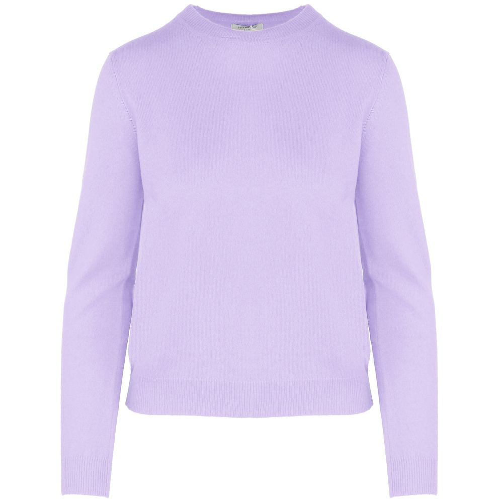 Lila Kaschmirpullover für Damen