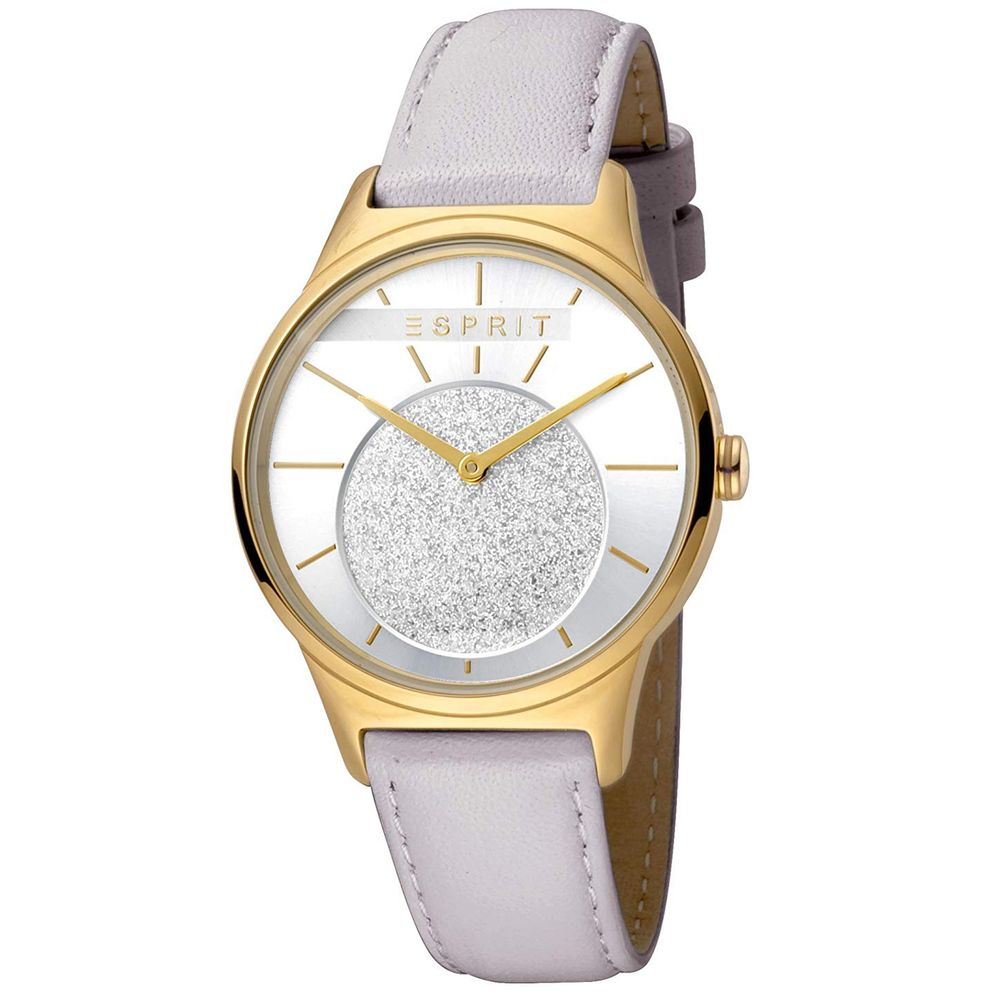 White Leather Watch