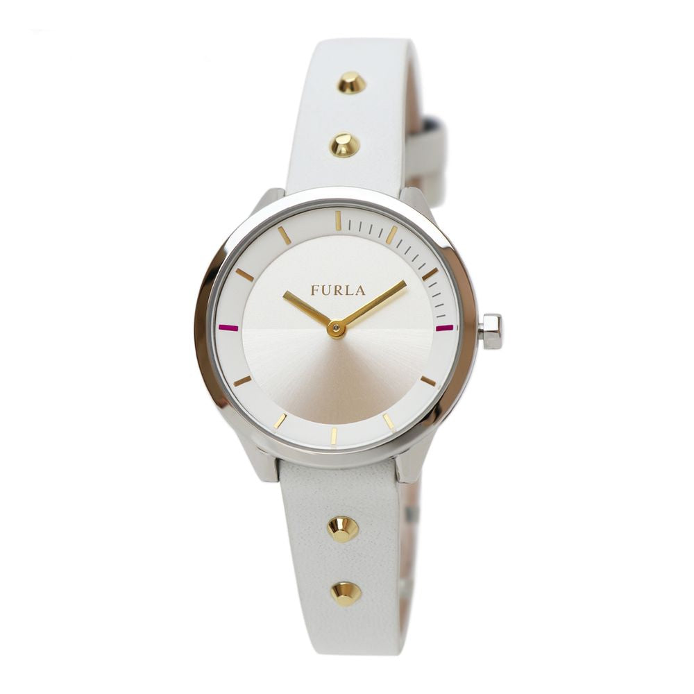 White Leather Watch