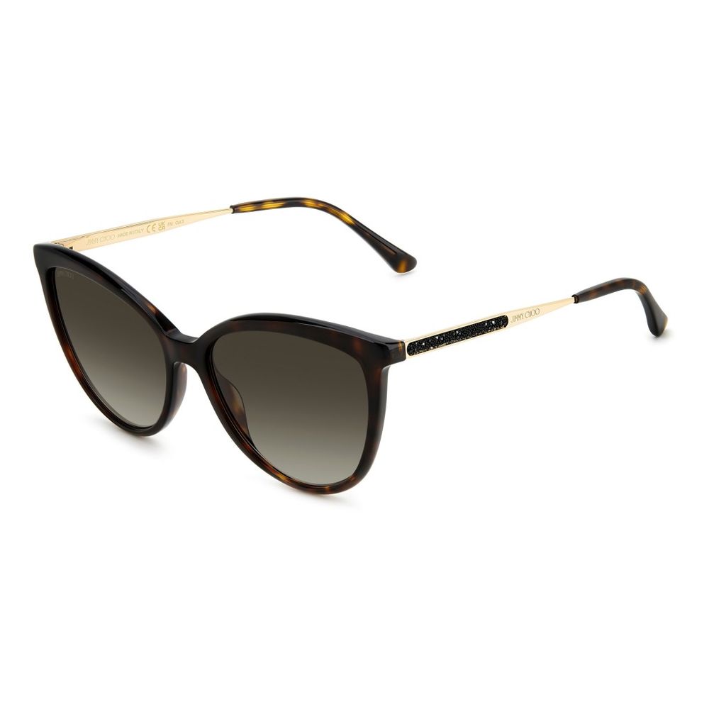 Brown Metal Sunglasses