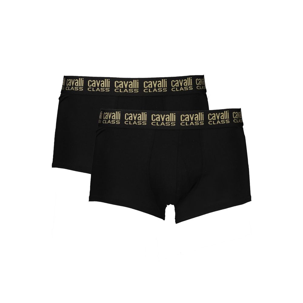 Black Cotton Men Boxer