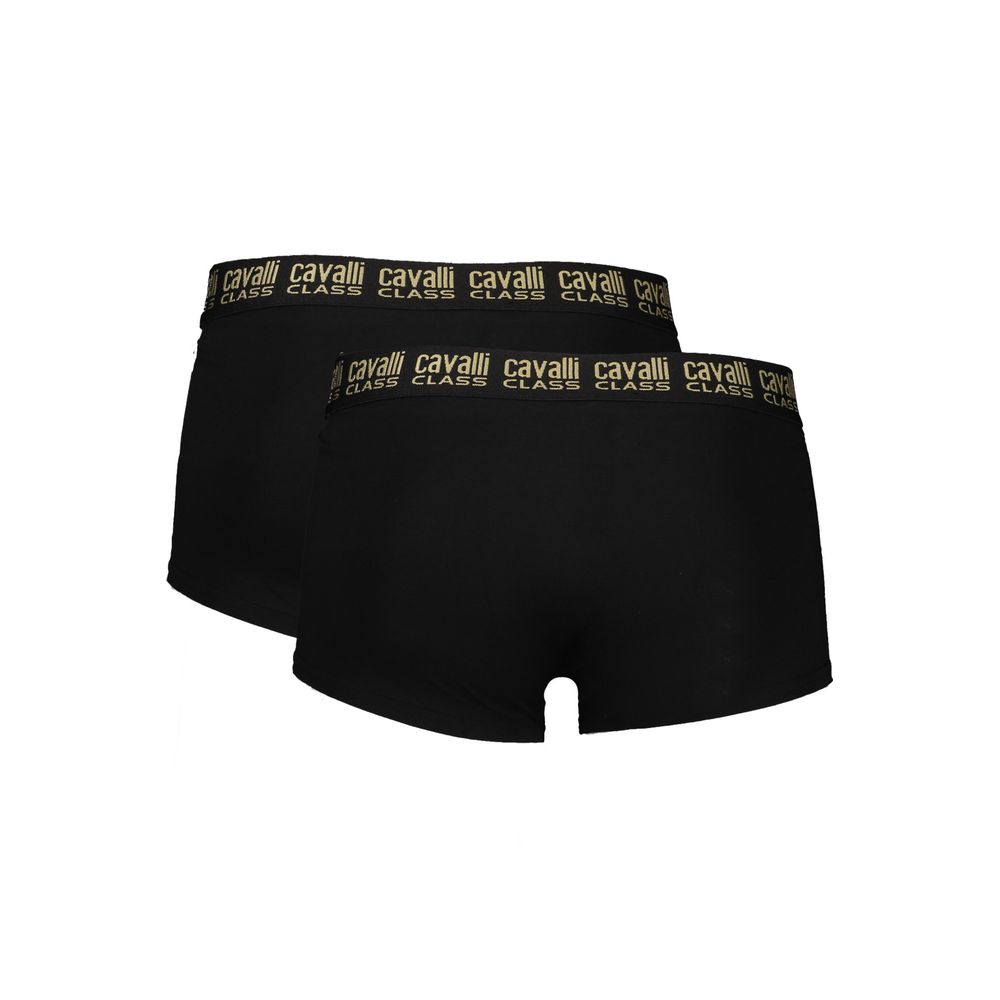 Black Cotton Men Boxer