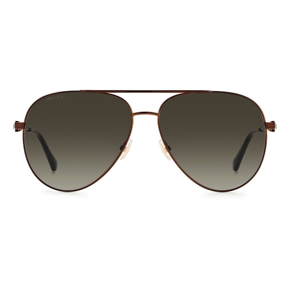 Brown Metal Sunglasses