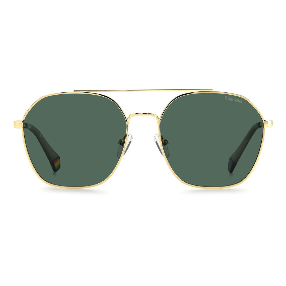 Gold Stainless Steel Sunglasses