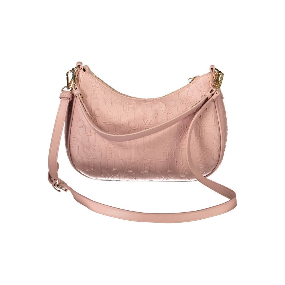 Pink Polyethylene Women Handbag