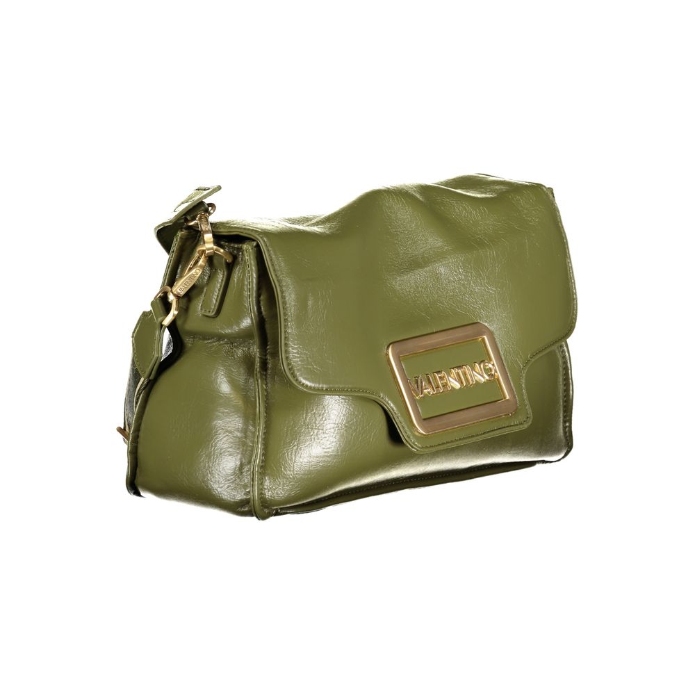 Green Polyethylene Women Handbag