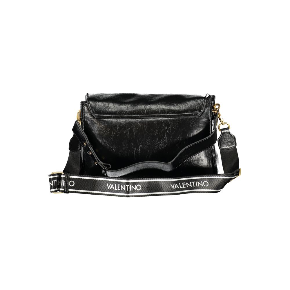 Black Polyethylene Women Handbag