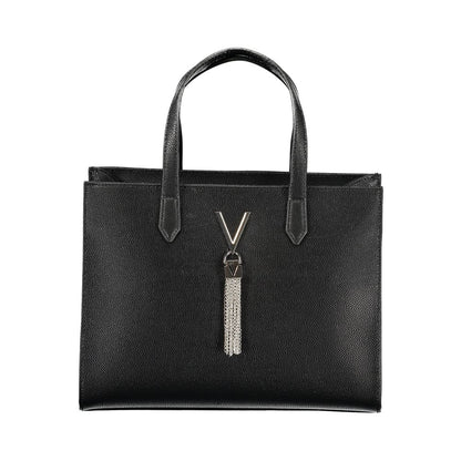 Black Polyethylene Women Handbag