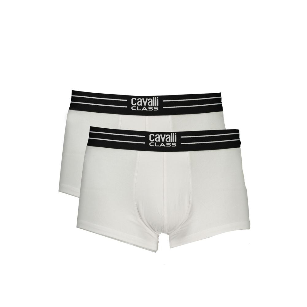 White Cotton Men Boxer