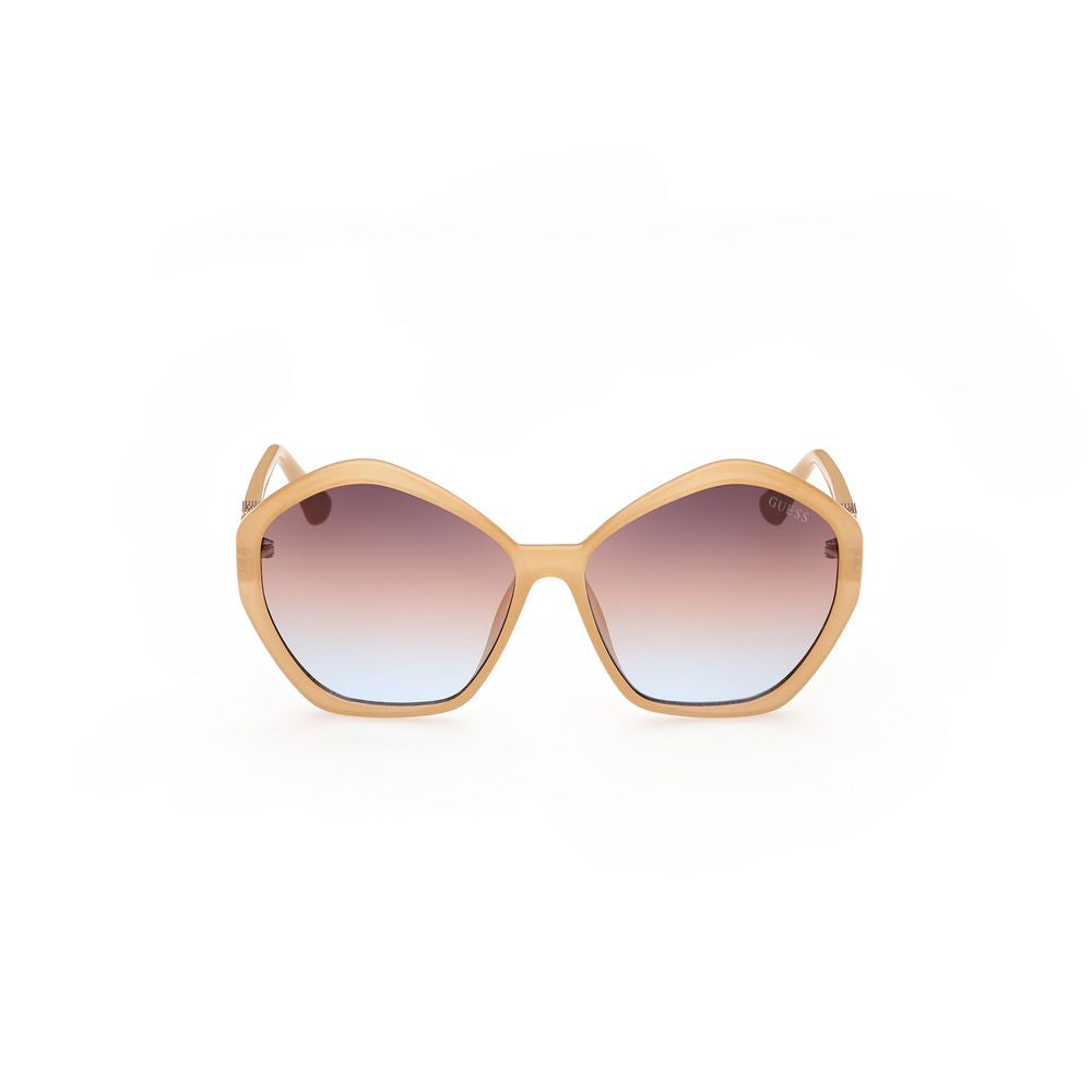 Beige Injected Sunglasses