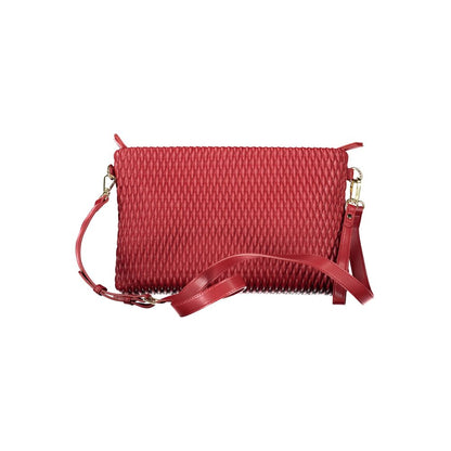 Red Polyethylene Women Handbag